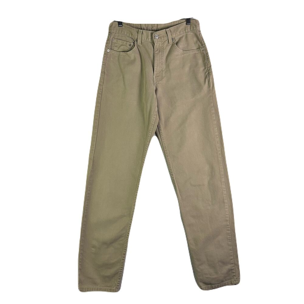 LEVIS 550 “Relaxed Fit” Beige Jeans Mens Size 30x34